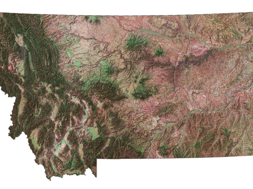 Map Of Montana Cities And Roads GIS Geography