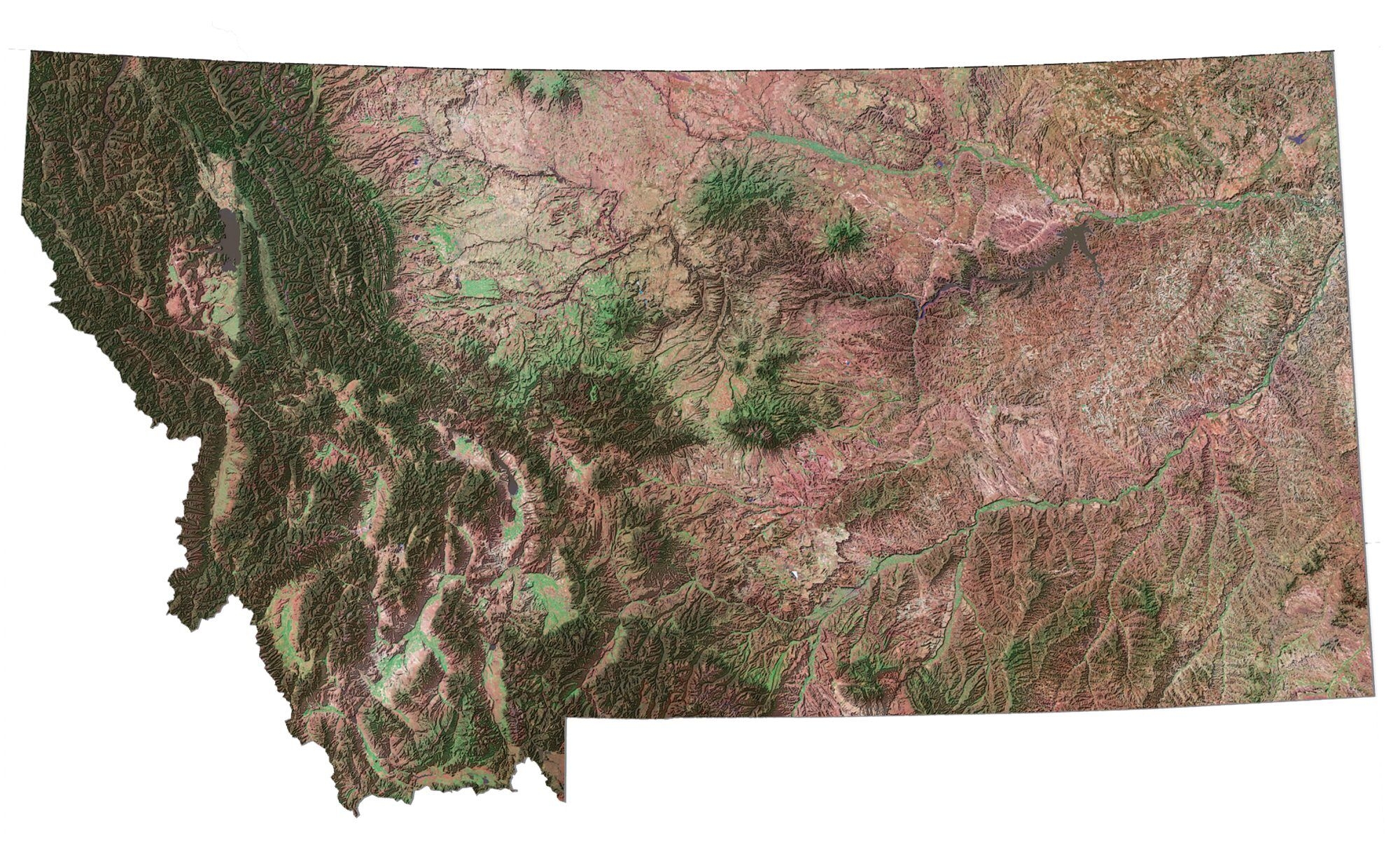 Map Of Montana Cities And Roads GIS Geography