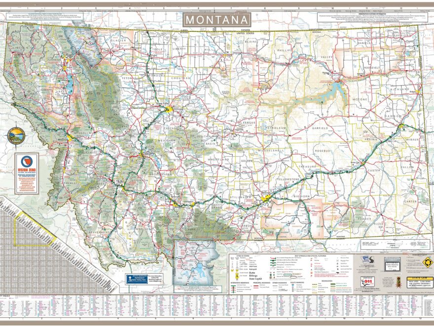 Map Of Montana Montana Department Of Commerce