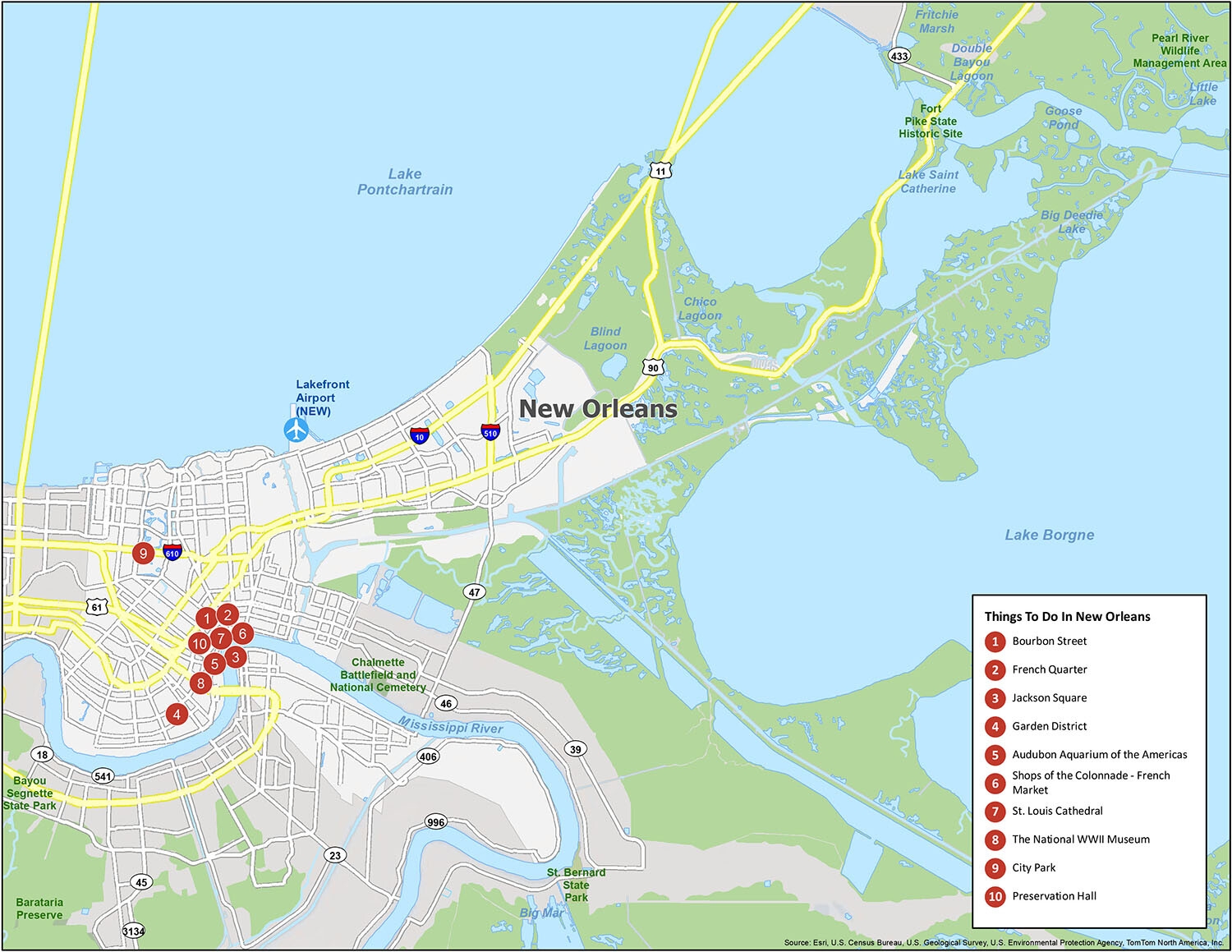 Best Printable Map Of Hte French Quarter
