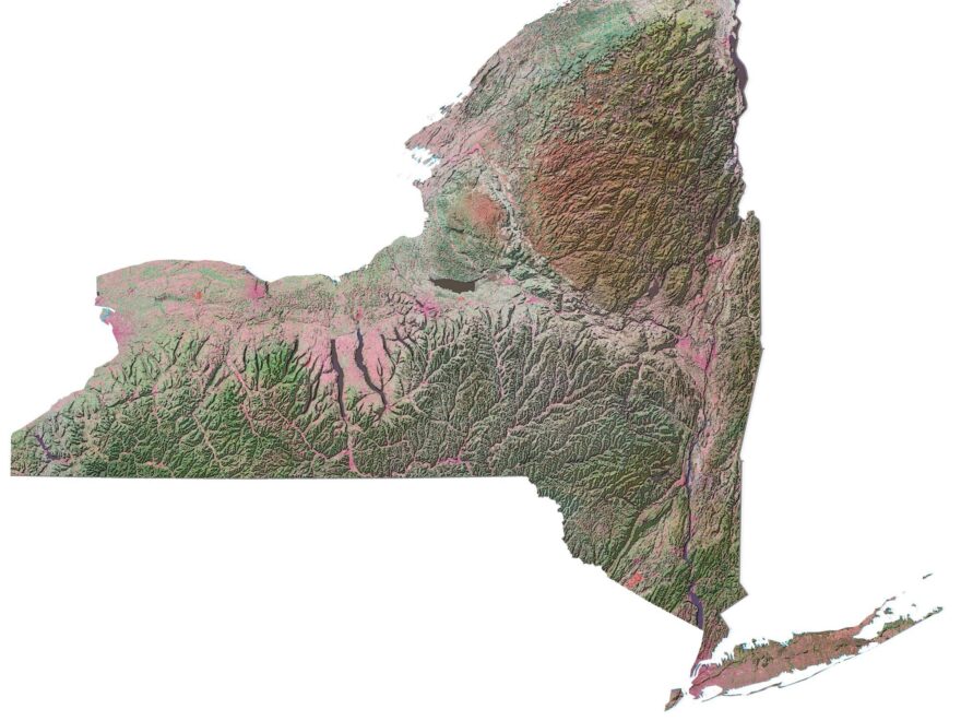 Map Of New York Cities And Roads GIS Geography