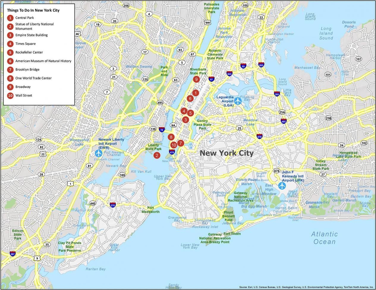 Map Of New York City GIS Geography Map Of New York City GIS Geography