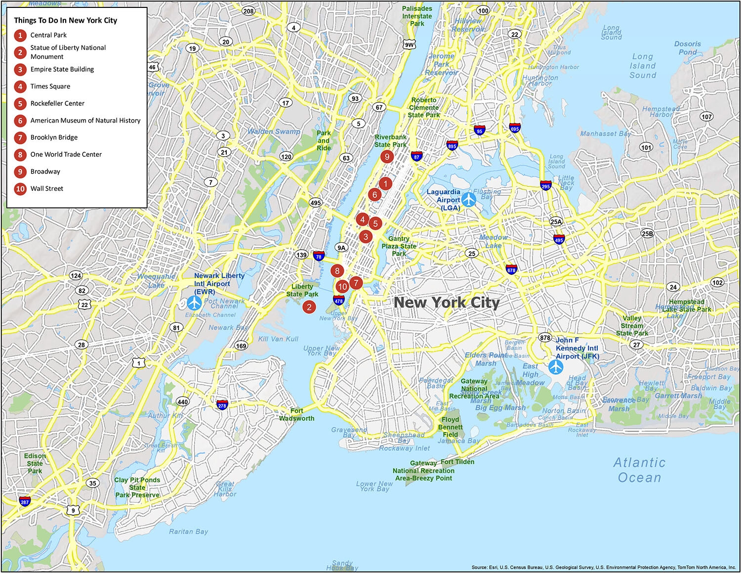 Free Printable Nyc Street Map