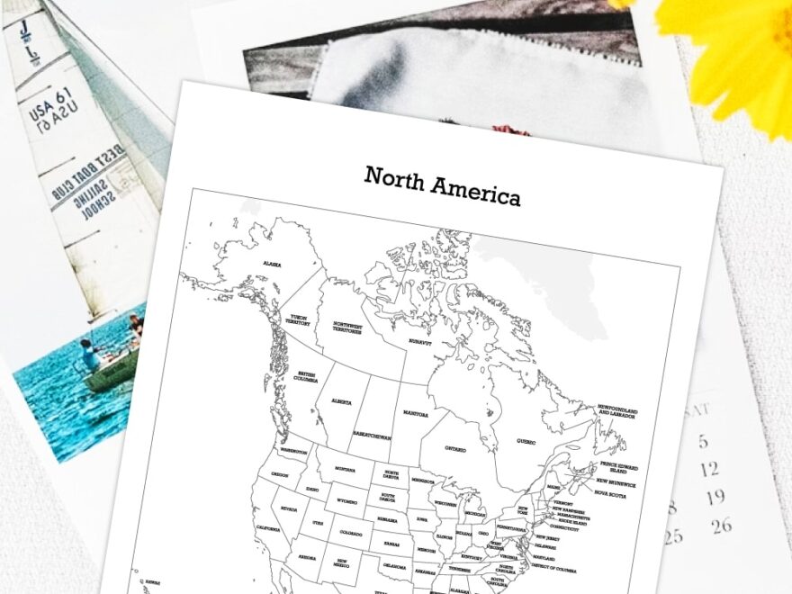 Map Of North America And Canada Free Printables