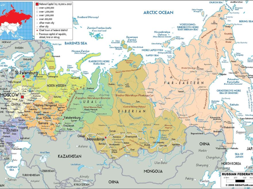 Map Of Russia For Printing Download FREE