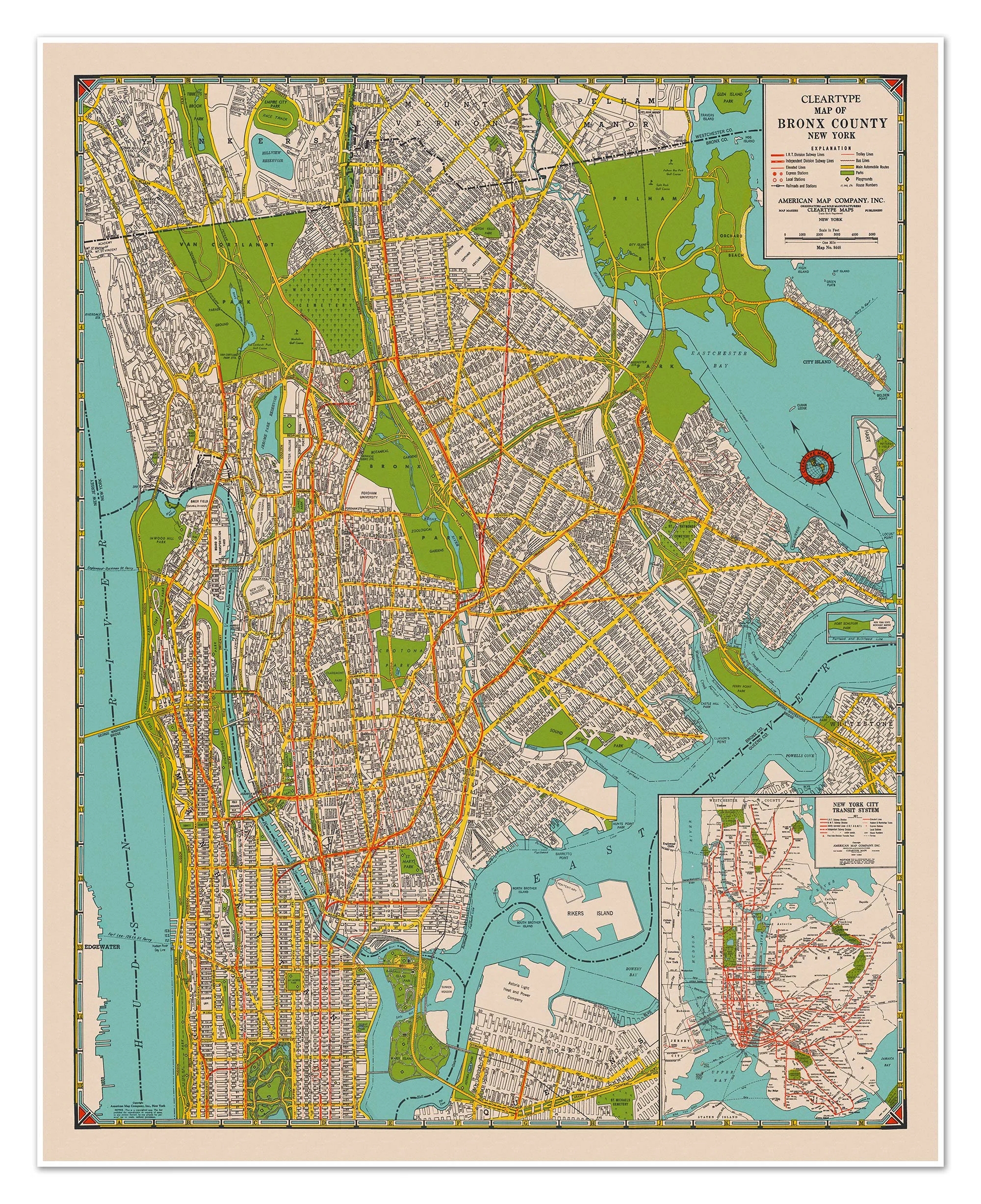 Printable Bronx Zip Code Map