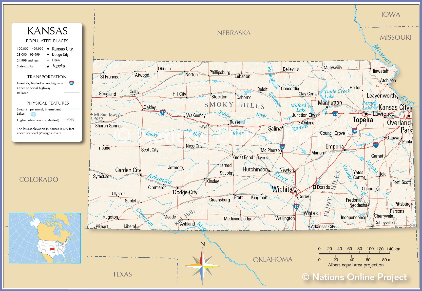 Map Of The State Of Kansas USA Nations Online Project Worksheets Library Map Of The State Of Kansas USA Nations Online Project Worksheets Library