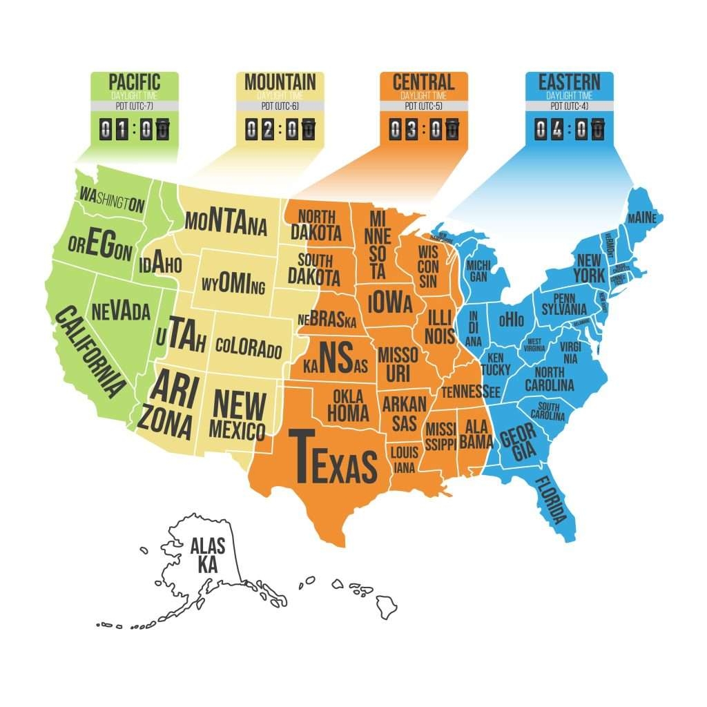 Printable Zone Map By Each State