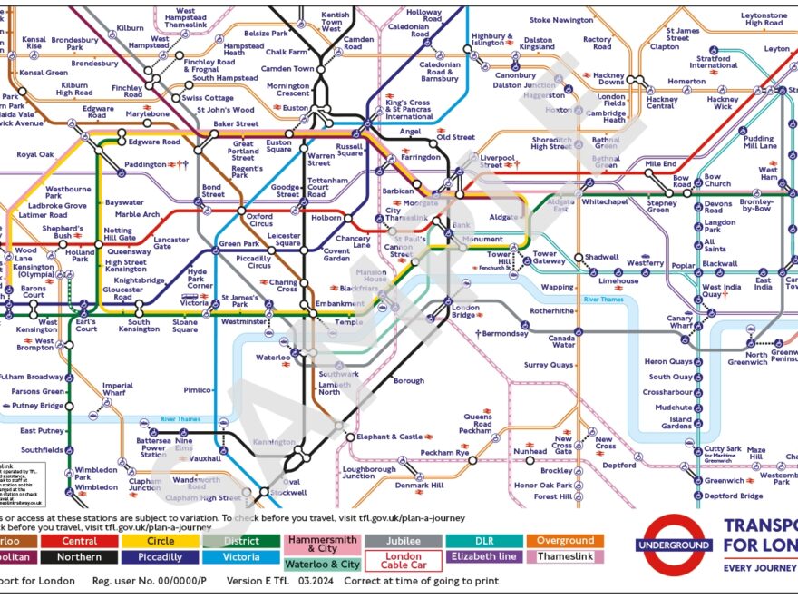 Map Sizes Formats Transport For London