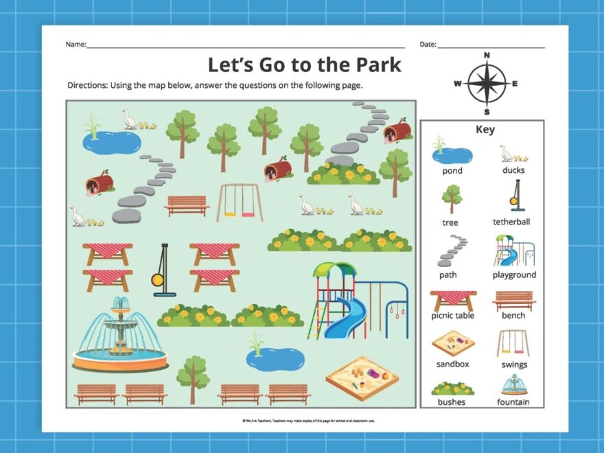Map Skills Worksheets Free Printable Bundle