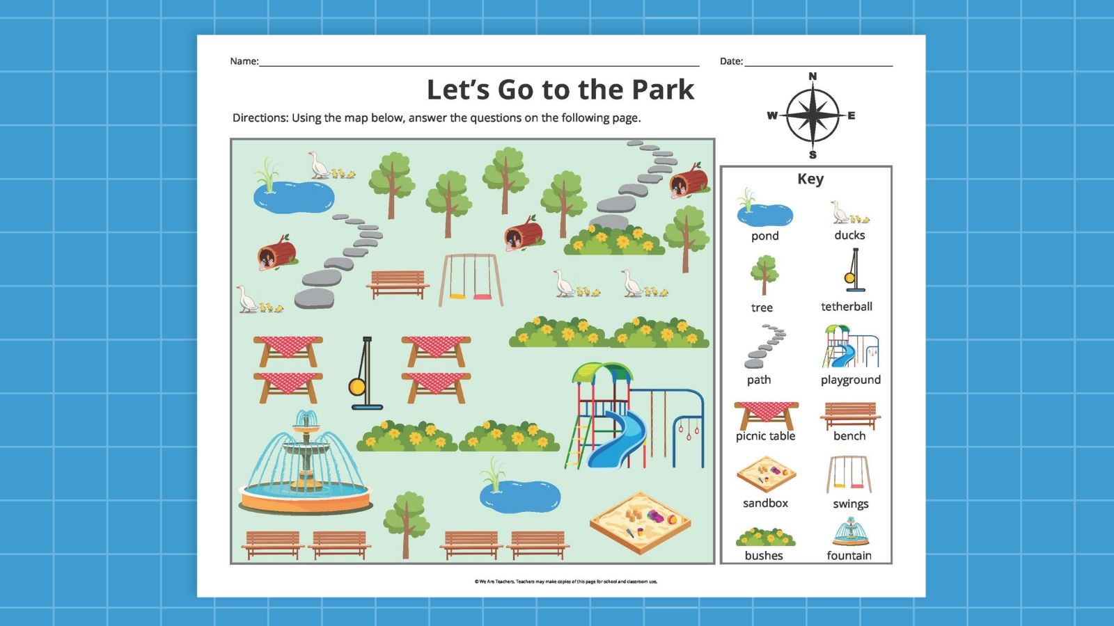 Map Skills Worksheets Free Printable Bundle 