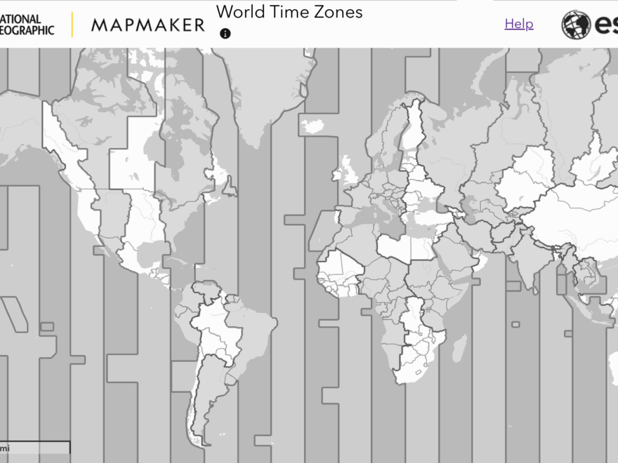 MapMaker Time Zones