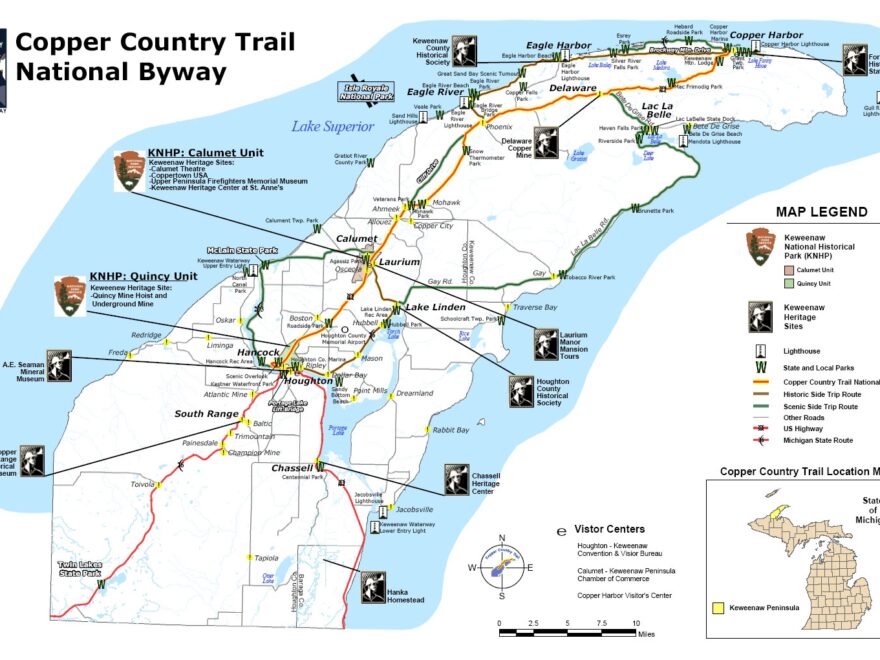 Maps Copper Country Trail