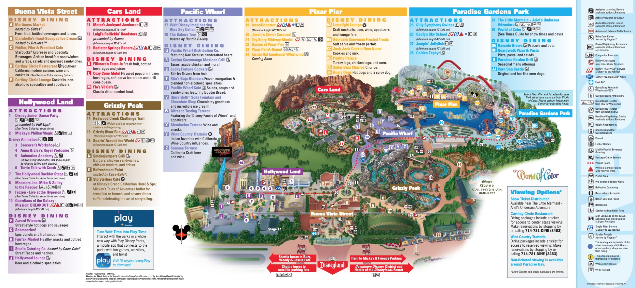 Maps Guides Disney Squared
