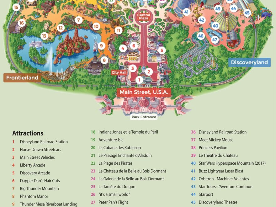 Maps Guides Disney Squared