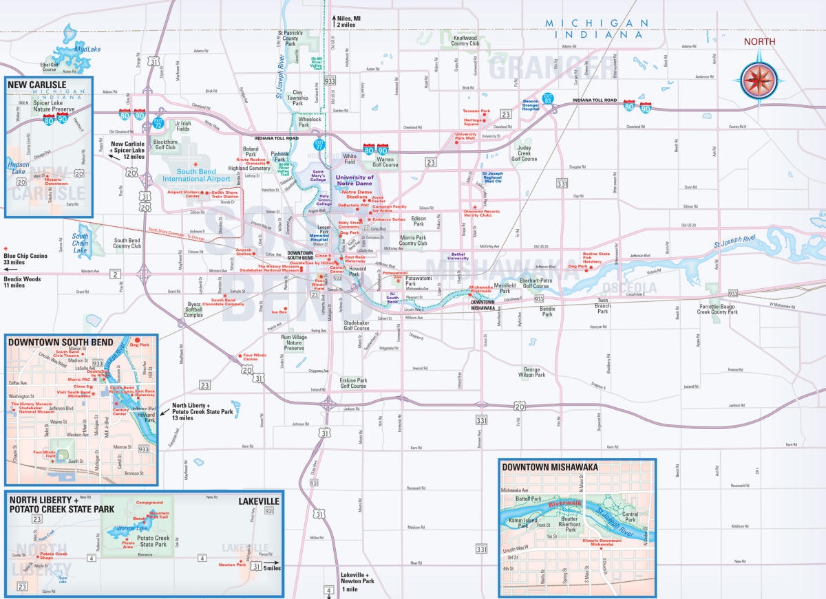 Maps Guides Visit South Bend Mishawaka
