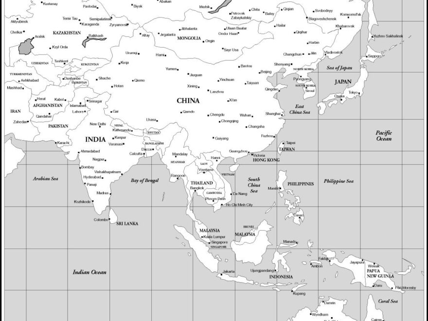Maps Of Asia