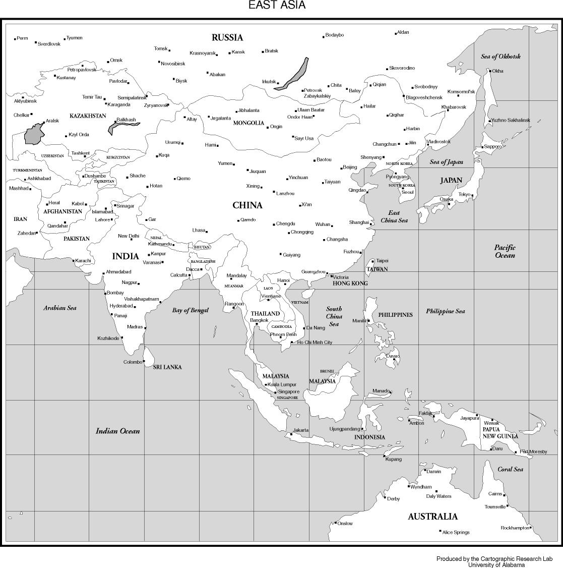 Maps Of Asia