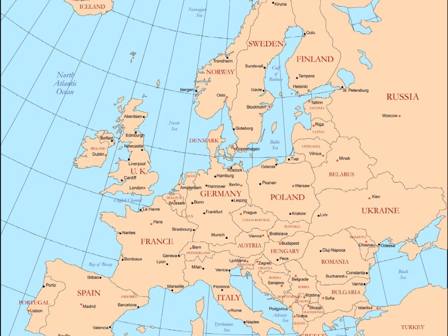 Maps Of Europe