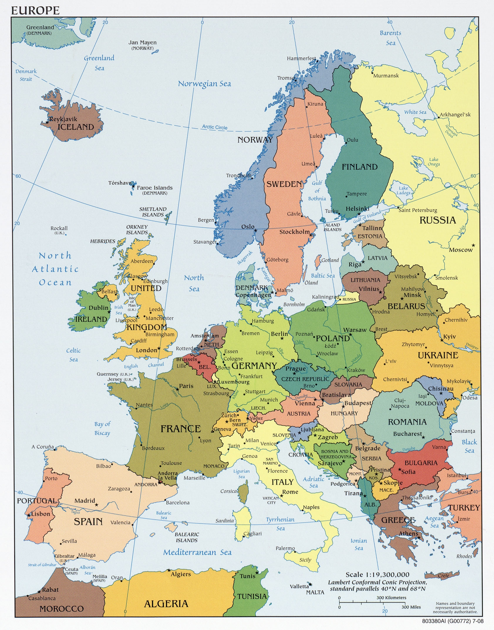 Free Printable Map Of European Countries Free Printable Map Of European Countries