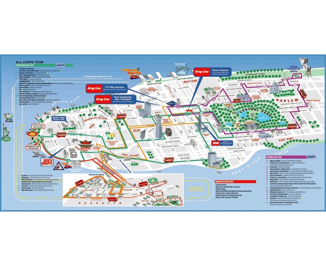 Maps Of New York Collection Of Maps Of New York City USA United States Of America North America Mapsland Maps Of The World