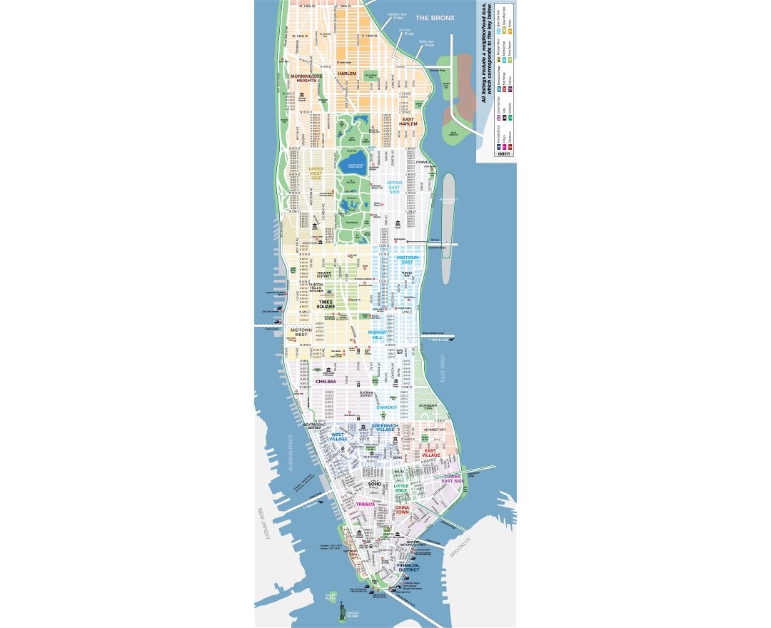 Manhattan Street Map Printable