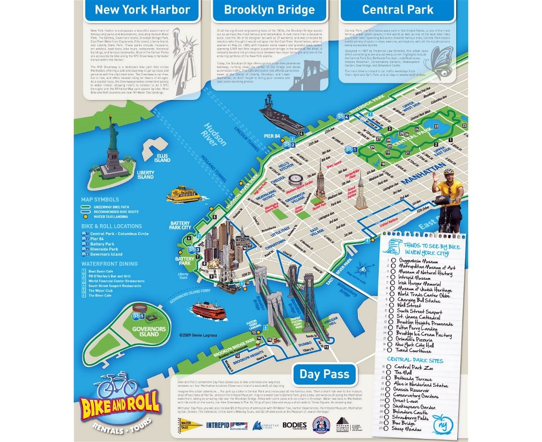 Free Printable Central Park Map