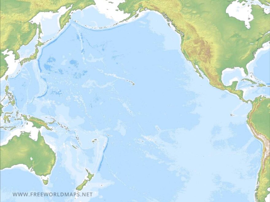 Maps Of The Pacific Ocean