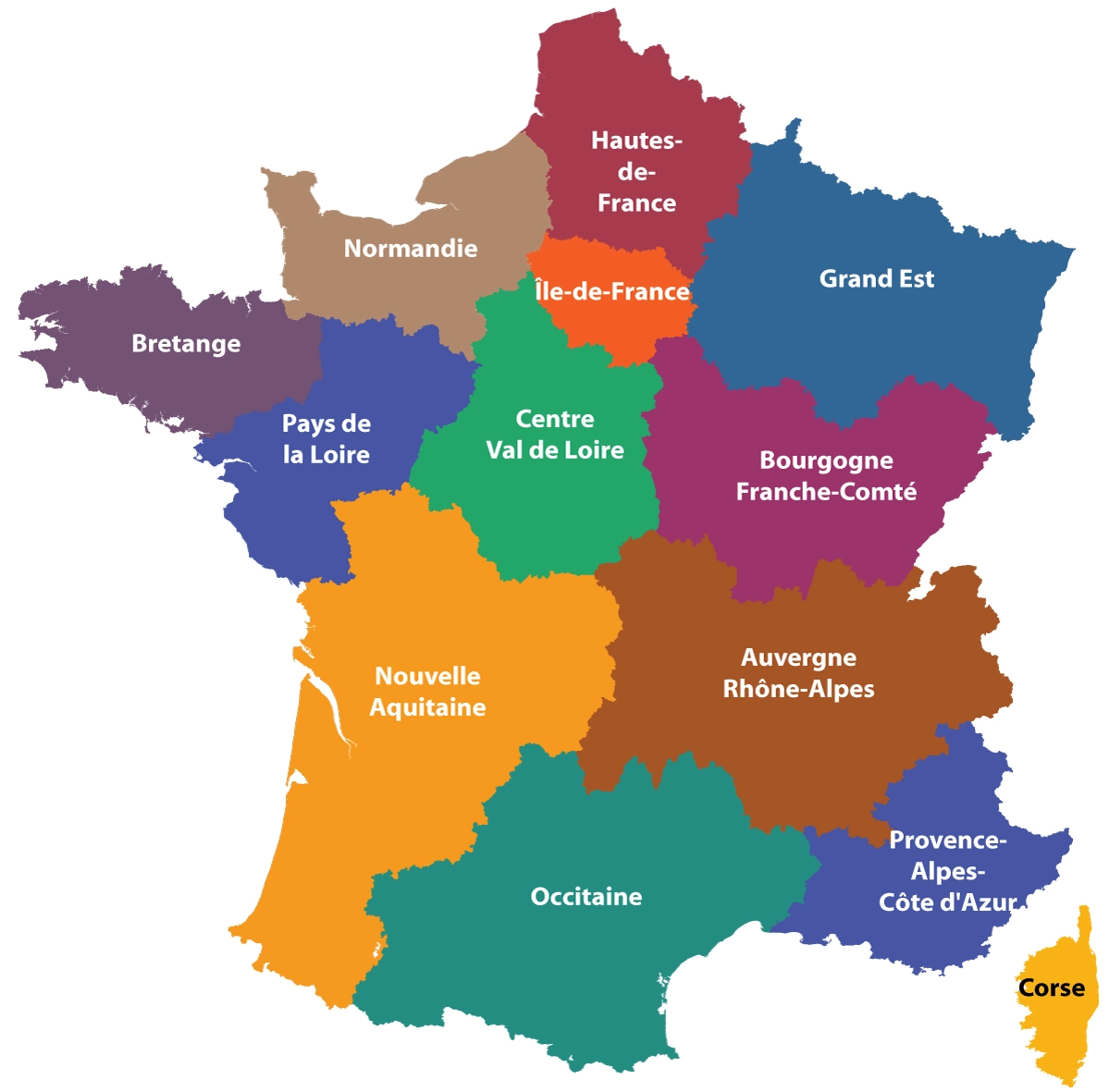 Printable France Map In English Printable France Map In English