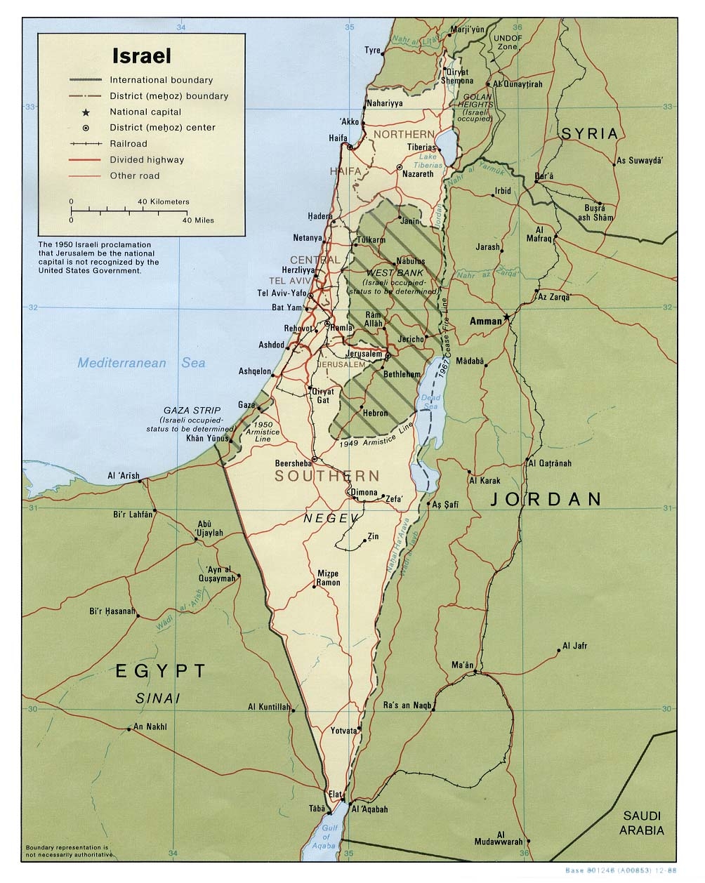 Printable Map Of Israel Today Printable Map Of Israel Today