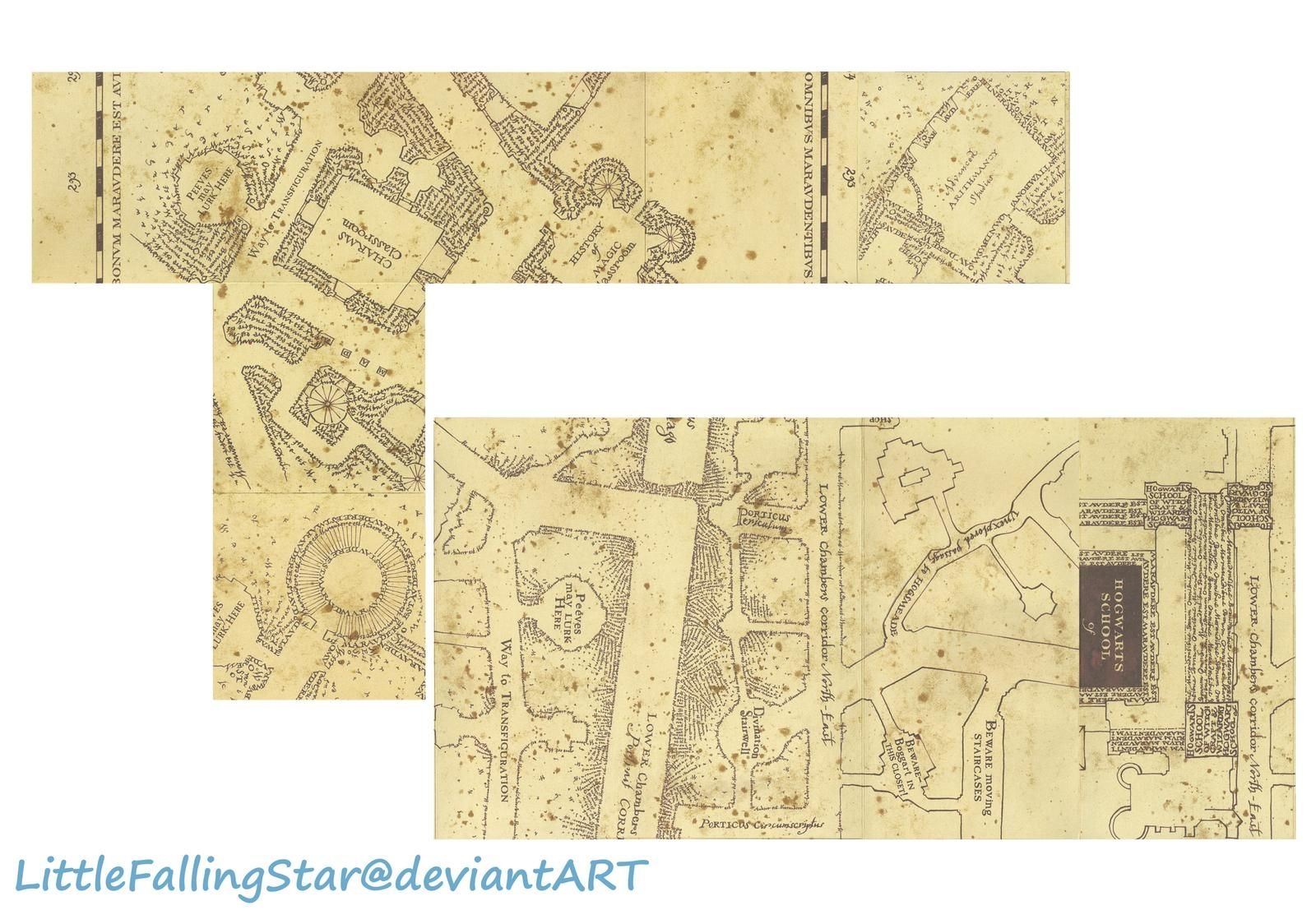 Marauders Map Flaps Tutorial Harry Potter Party Decor Marauders Map Flaps Tutorial Harry Potter Party Decor