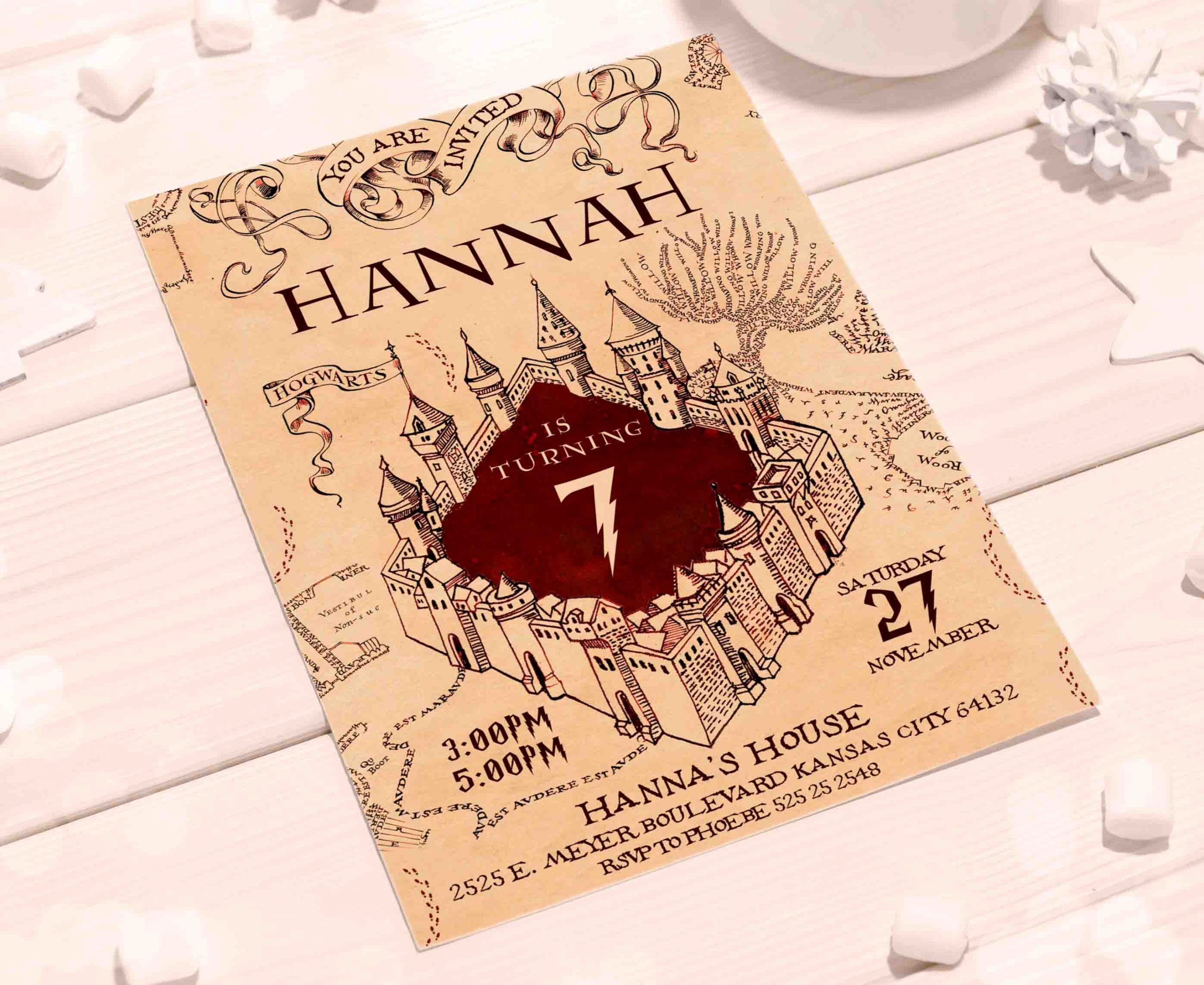 Marauders Map Harry Potter Editable Invitation Template Sweet Moments Template Marauders Map Harry Potter Editable Invitation Template Sweet Moments Template