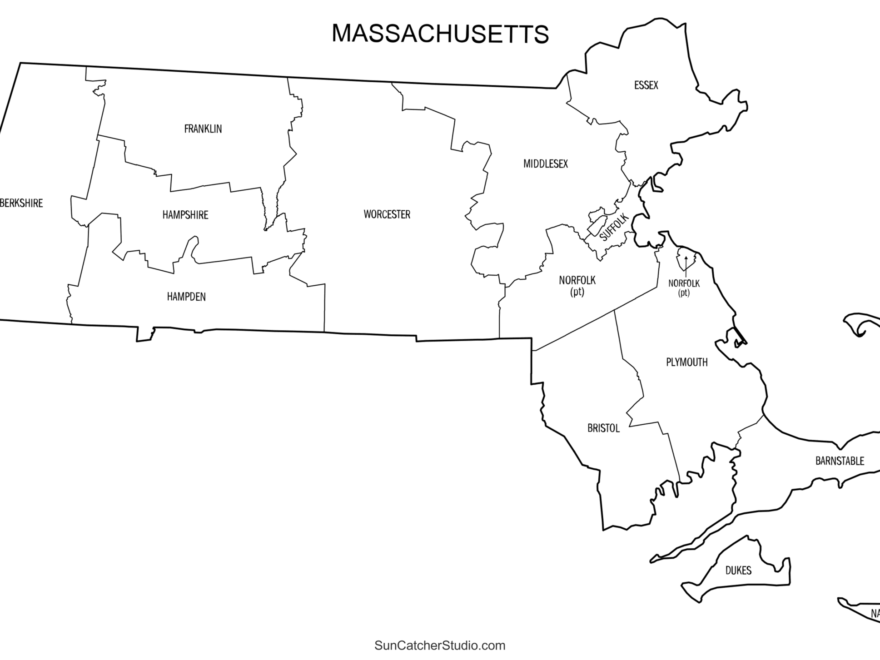 Massachusetts County Map Printable State Map With County Lines Free Printables Monograms Design Tools Patterns DIY Projects