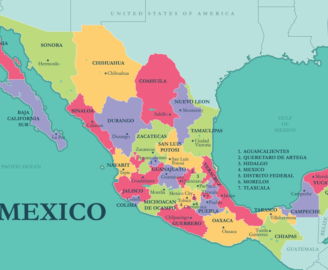 Us Map With Capital Cities Printable