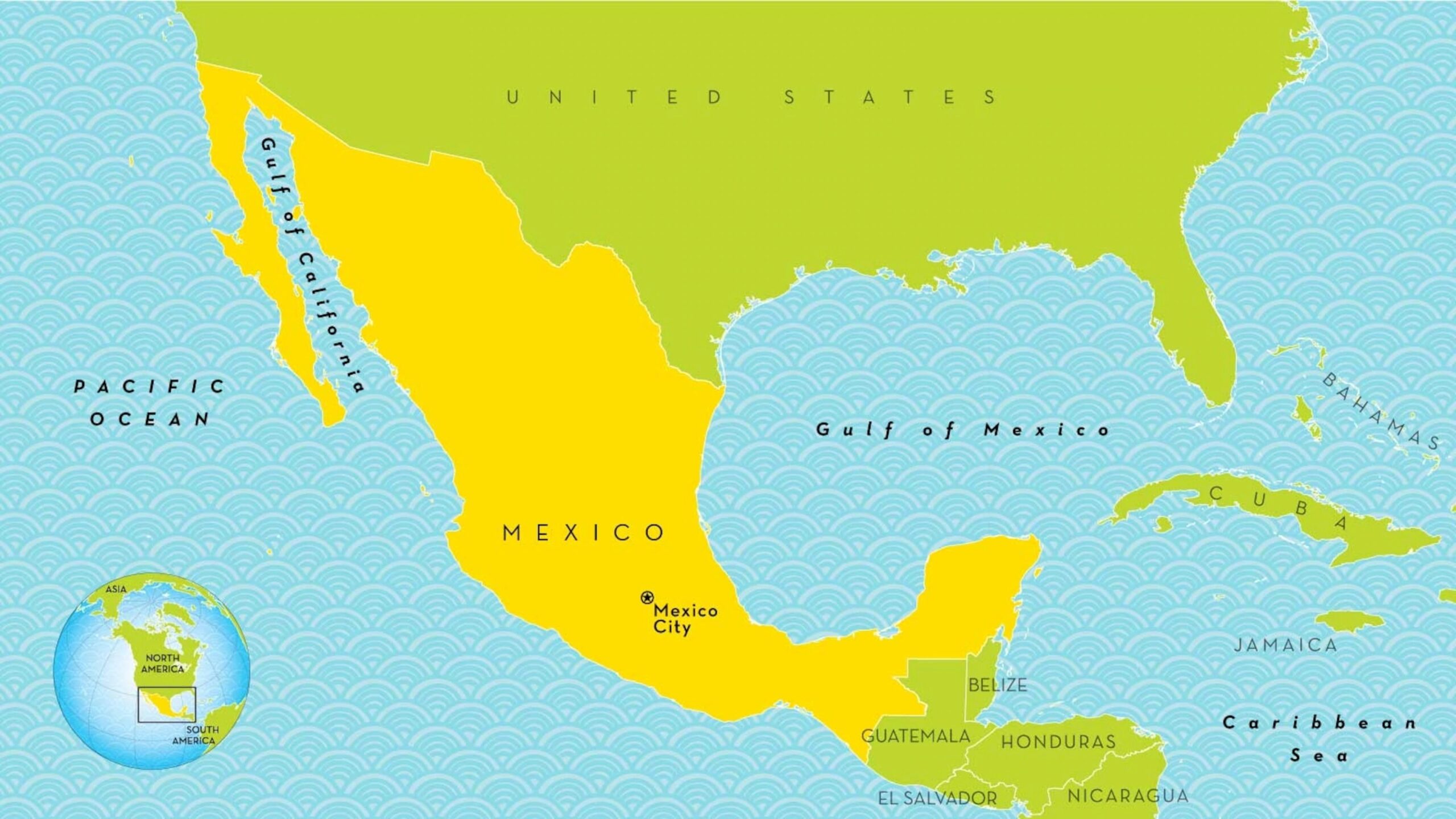 Small Printable Map Of Mexico