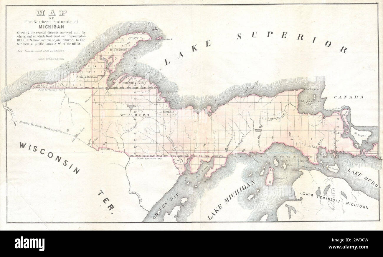 Michigan Upper Peninsula Map Hi res Stock Photography And Images Alamy Michigan Upper Peninsula Map Hi res Stock Photography And Images Alamy