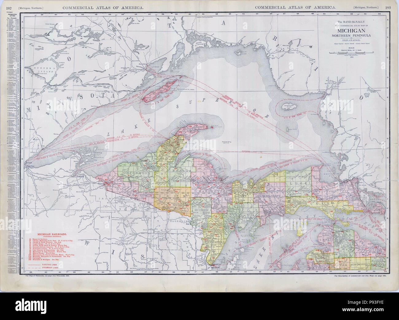Michigan Upper Peninsula Map Hi res Stock Photography And Images Alamy Michigan Upper Peninsula Map Hi res Stock Photography And Images Alamy
