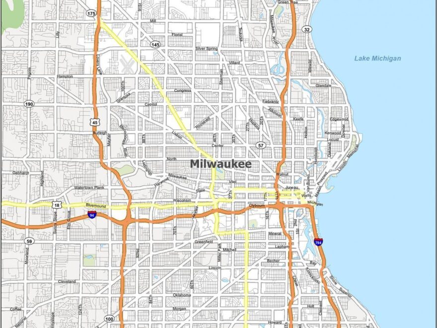 Milwaukee Map Collection Wisconsin GIS Geography