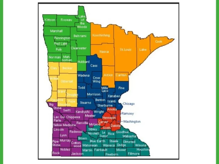 Minnesota County Map Map Of MN Counties And Cities