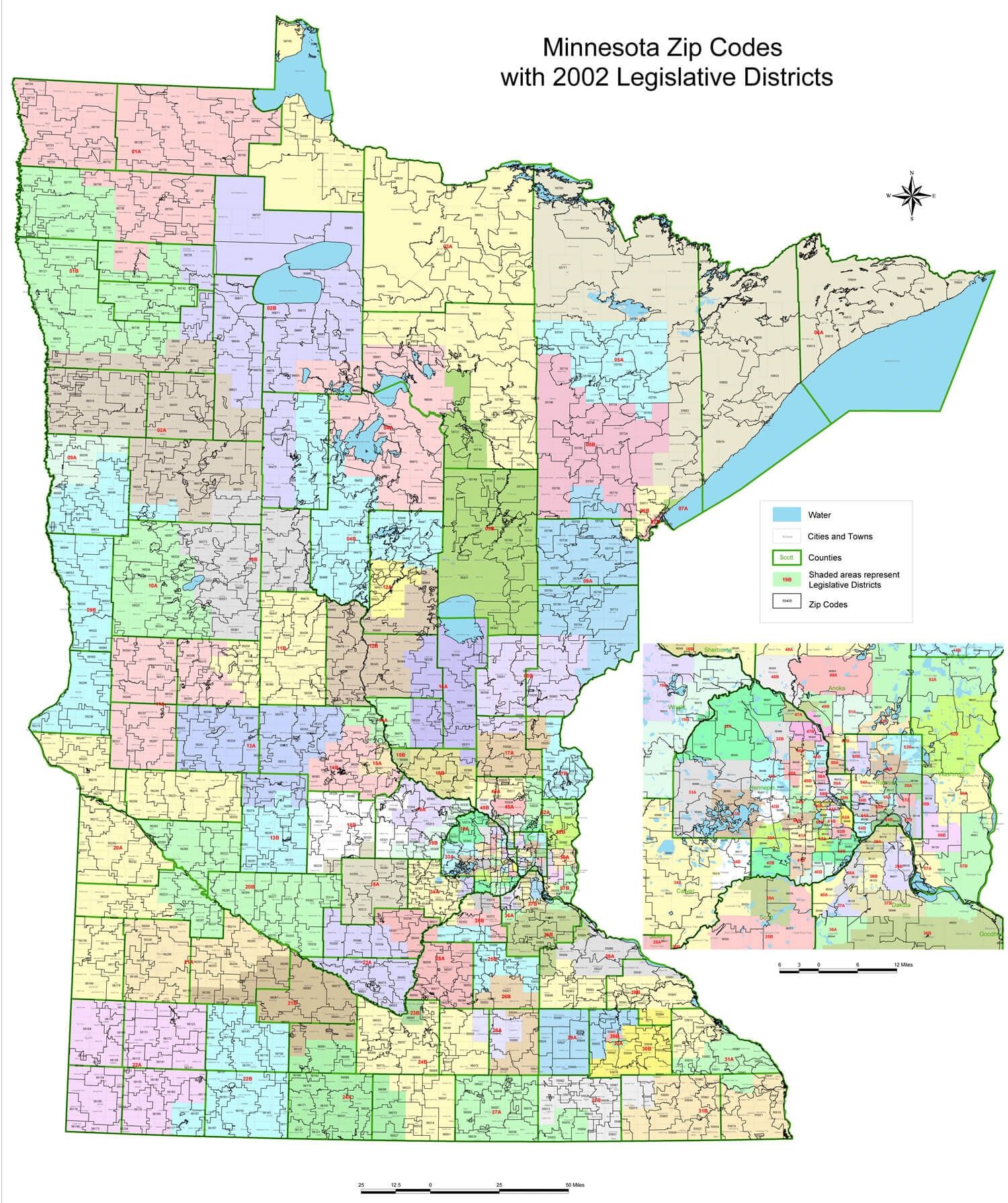 Minnesota City Map Printable Minnesota City Map Printable