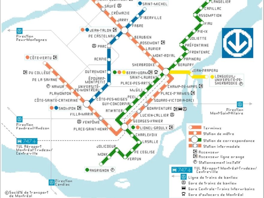 Montreal Metro Map Cross stitch Pattern pattern Keeper Compatible PDF Download Etsy