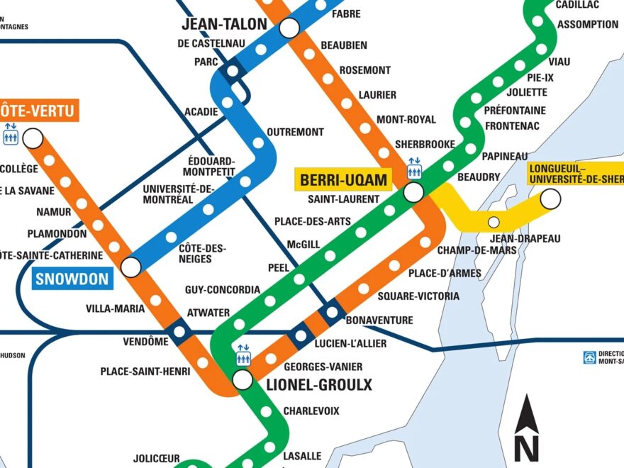 Montreal Metro Map Go Montreal Tourism Guide