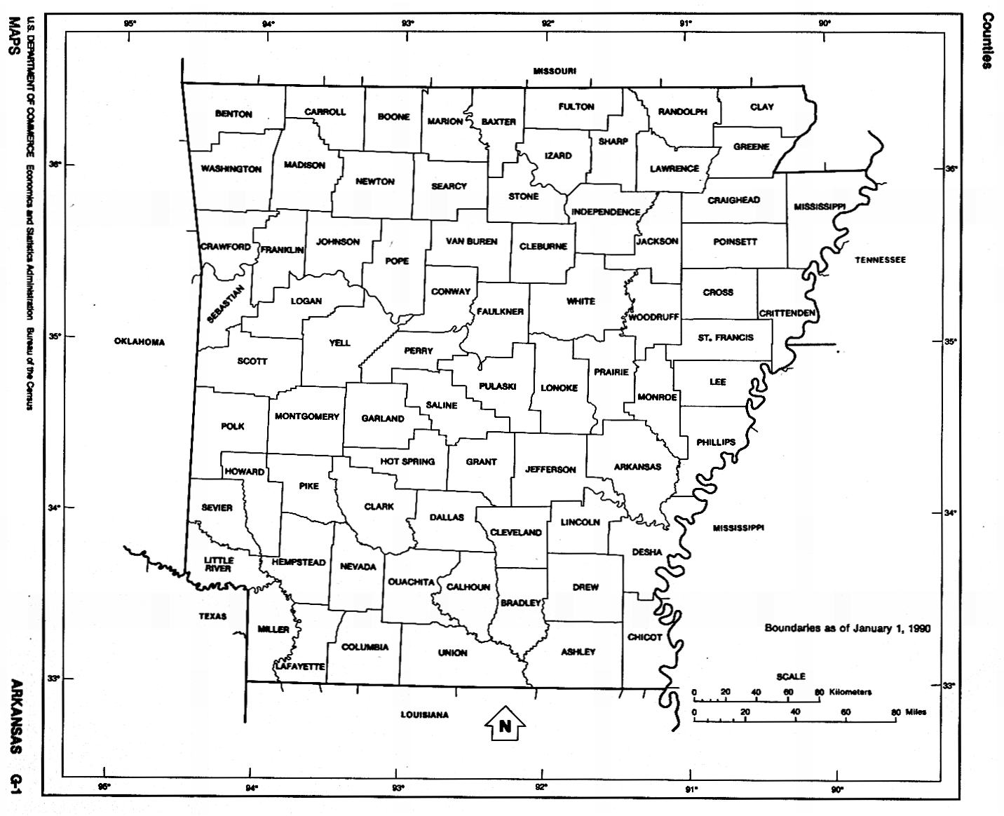 Naming Arkansas Counties