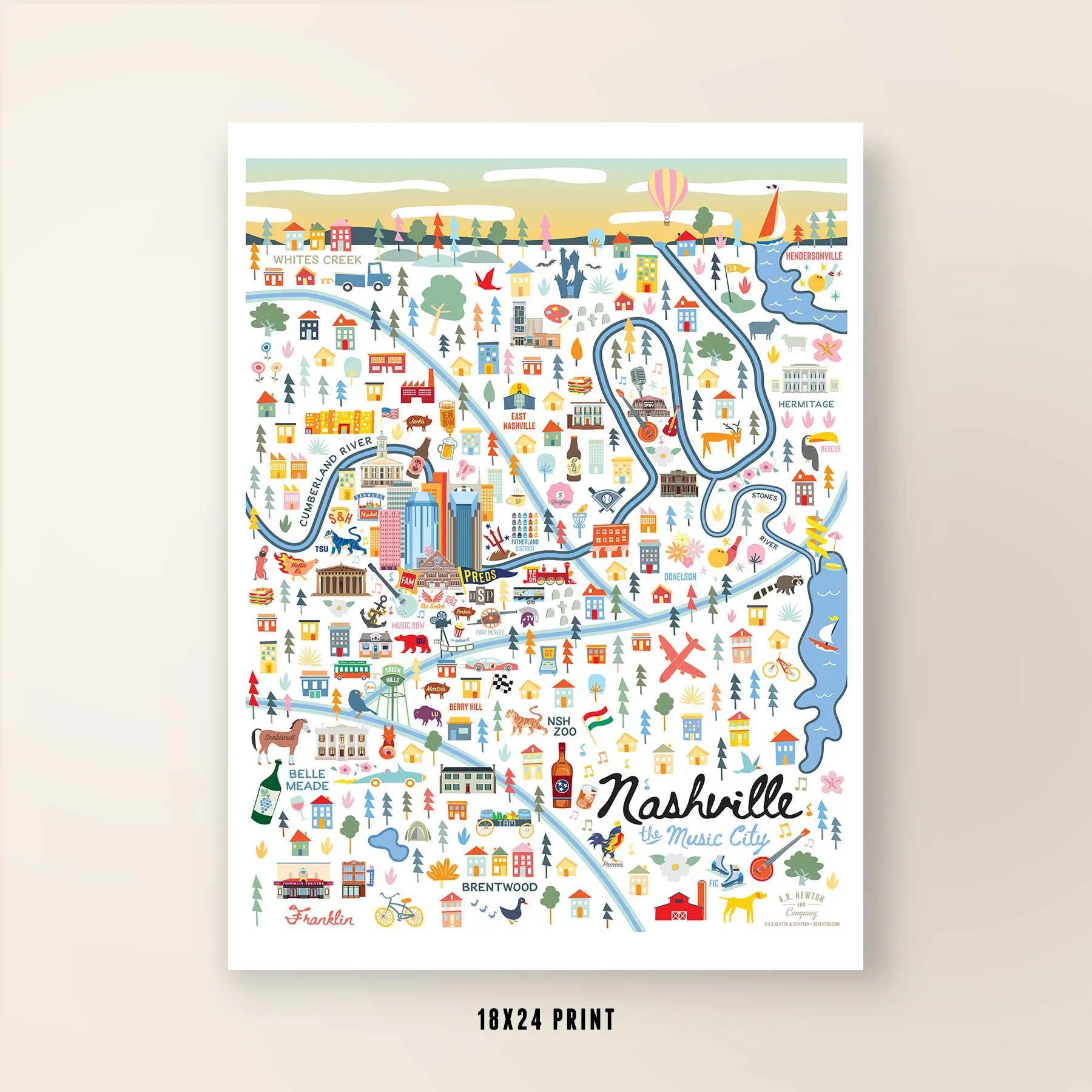 Printable Map Of East Nashville Printable Map Of East Nashville