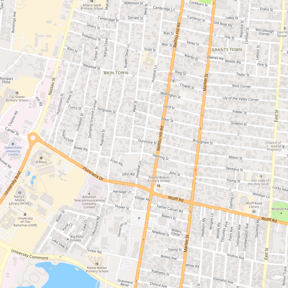 Nassau Modern Atlas Vector Map Boundless Maps
