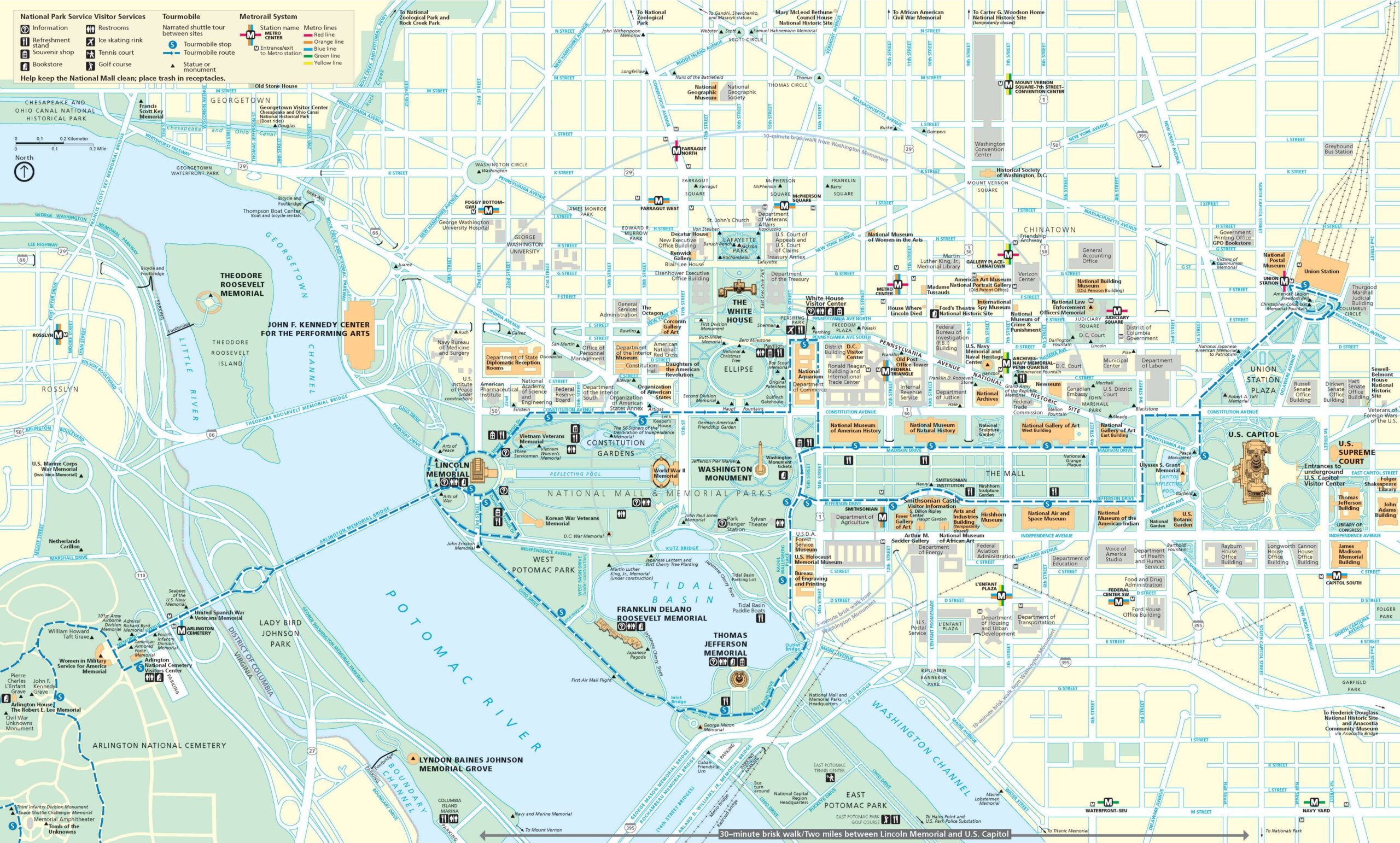 National Mall And Memorial Parks Map DocsTeach