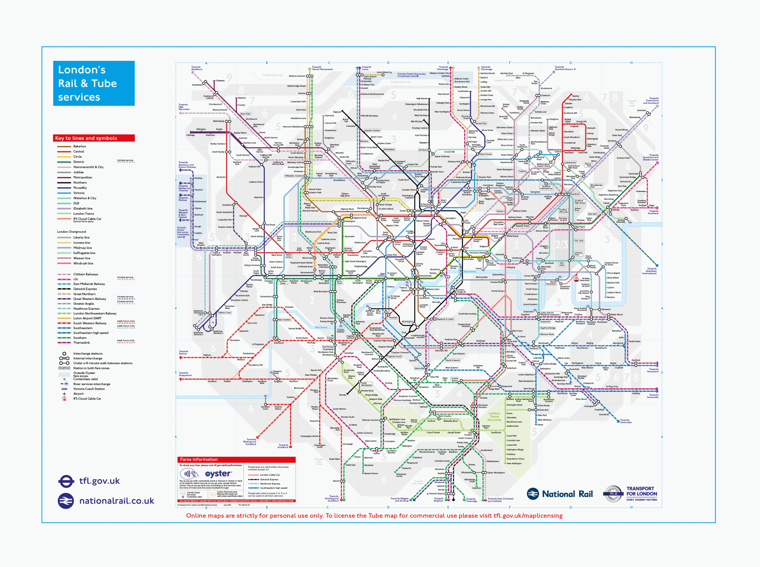National Rail Transport For London