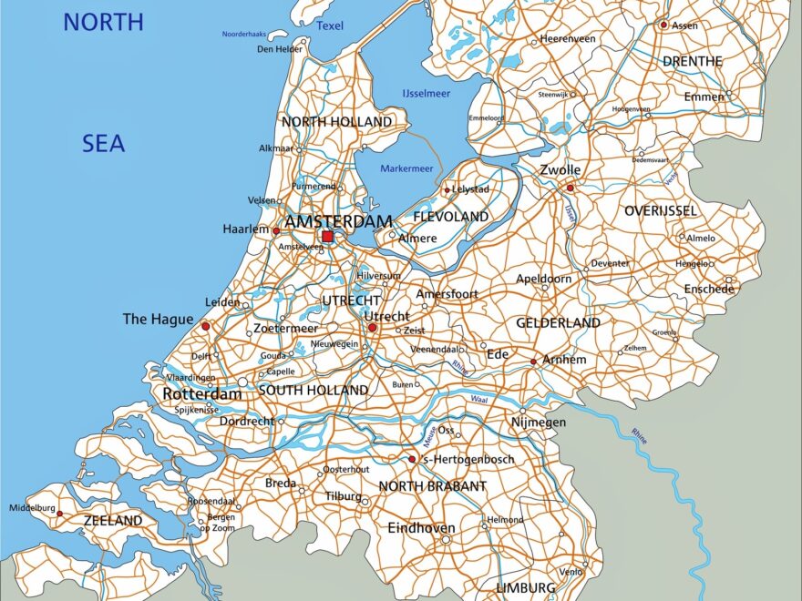 Netherlands Maps Printable Maps Of Netherlands For Download