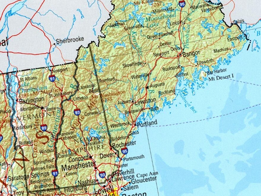 New England Reference Map