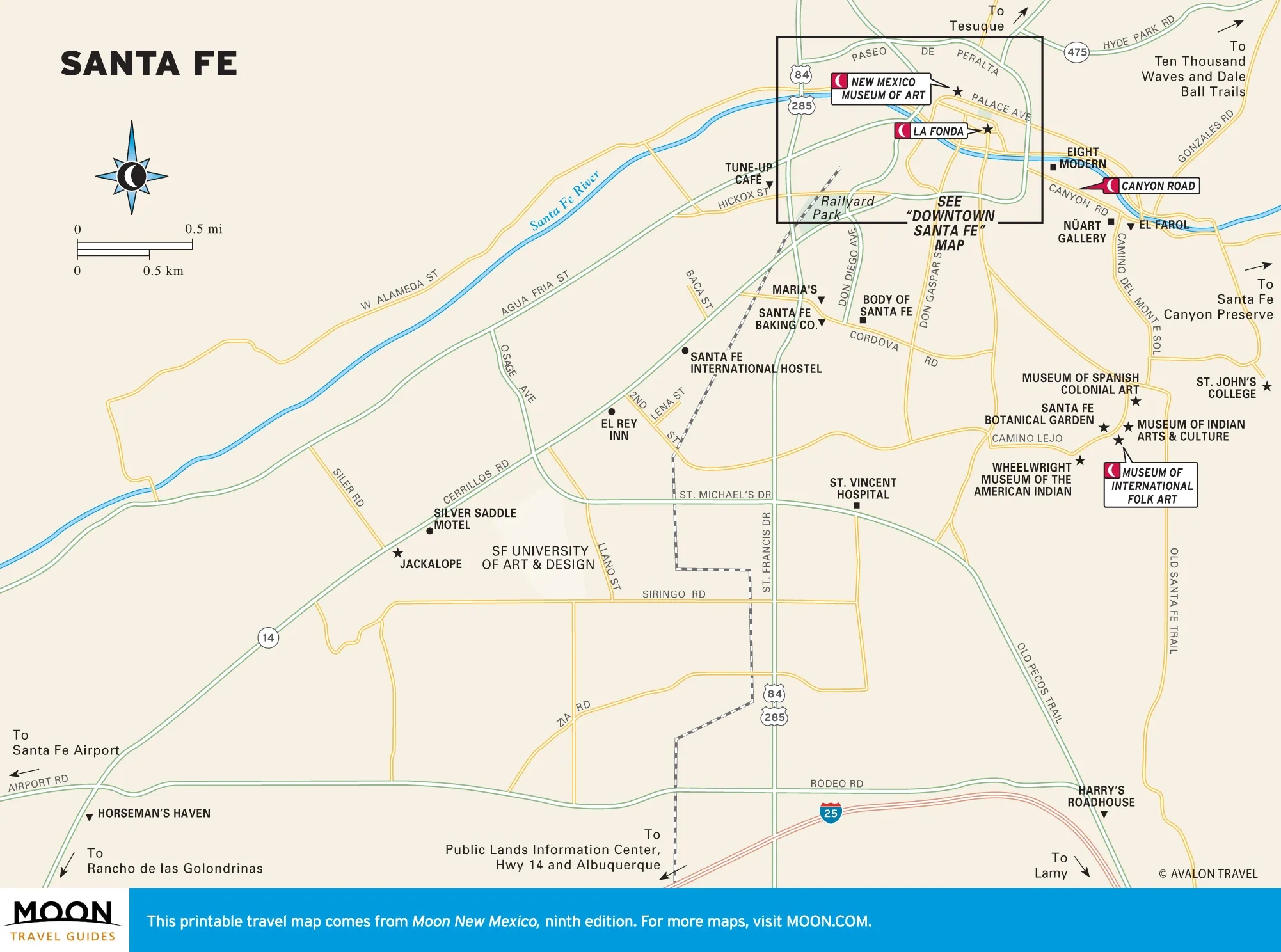 Printable New Mexico Road Map